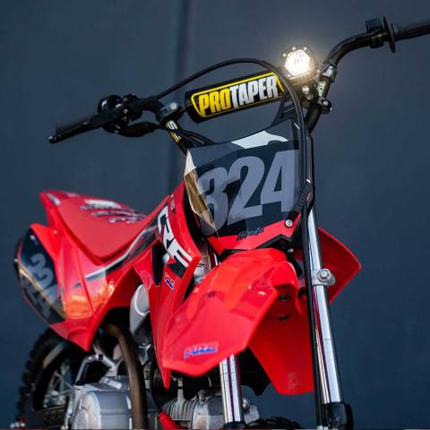 Baja Designs Electric Start Pit Bike S1 Auxiliary Clear Light Kit - Universal